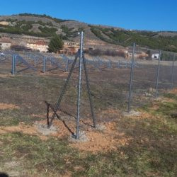 Cerramiento malla simple torsión en Zaragoza | Cerralba Cerramientos metálicos Albacete