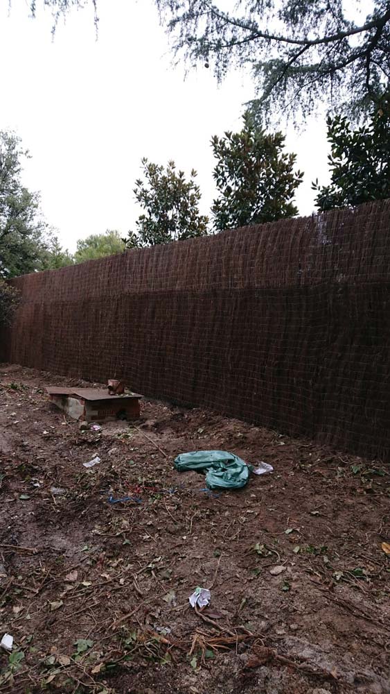 Malla ocultación | Trabajos realizados Cerralba