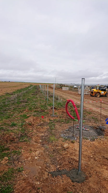 Vallado parque solar fotovoltaico en Toledo | Cerralba Albacete