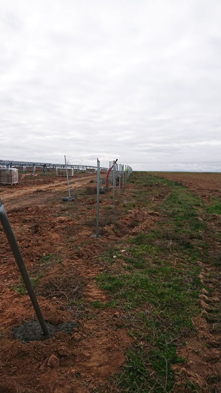 Vallado parque solar fotovoltaico en Toledo | Cerralba Albacete