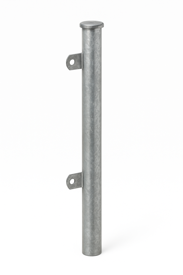 Poste recto de arranque galvanizado 48x1,20 mm