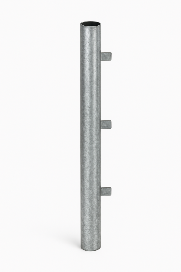 Poste recto intermedio galvanizado 48x1,20 mm